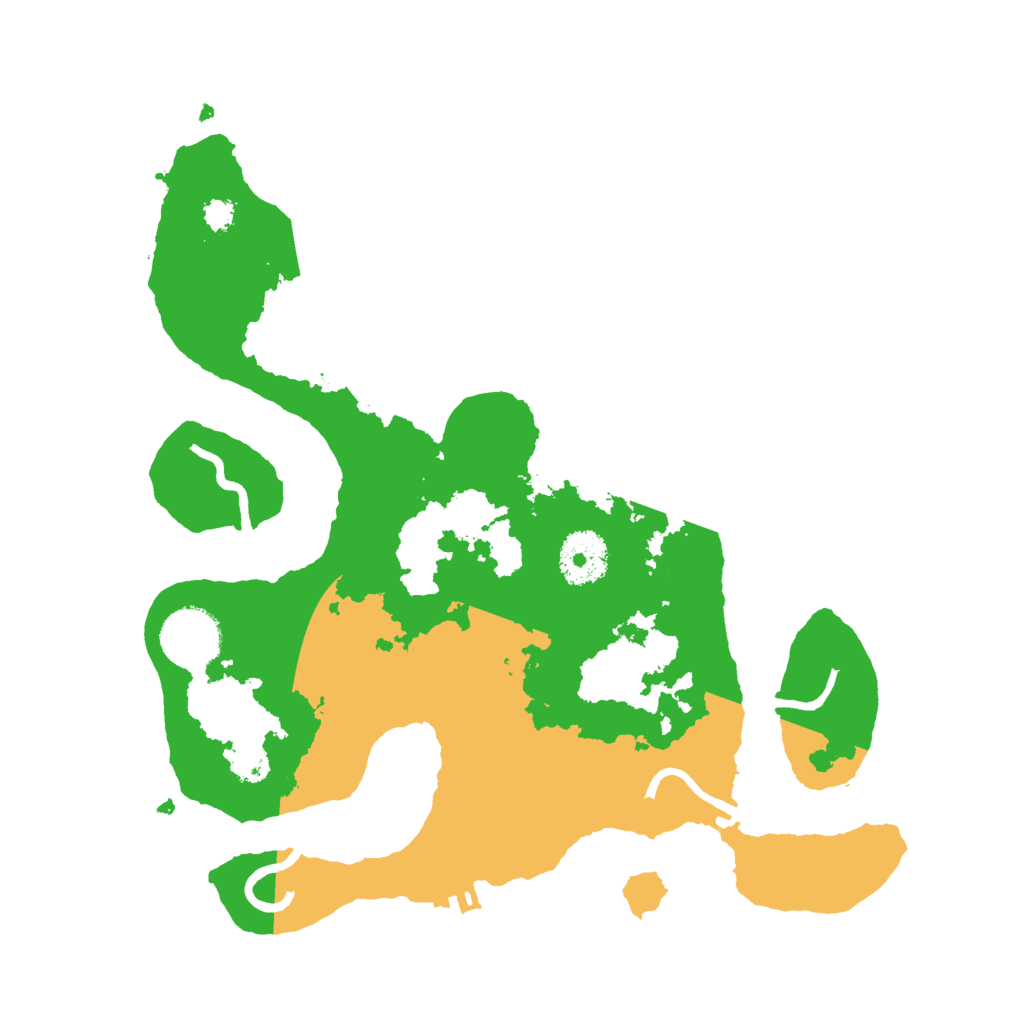 Biome Rust Map: Procedural Map, Size: 3000, Seed: 27647382