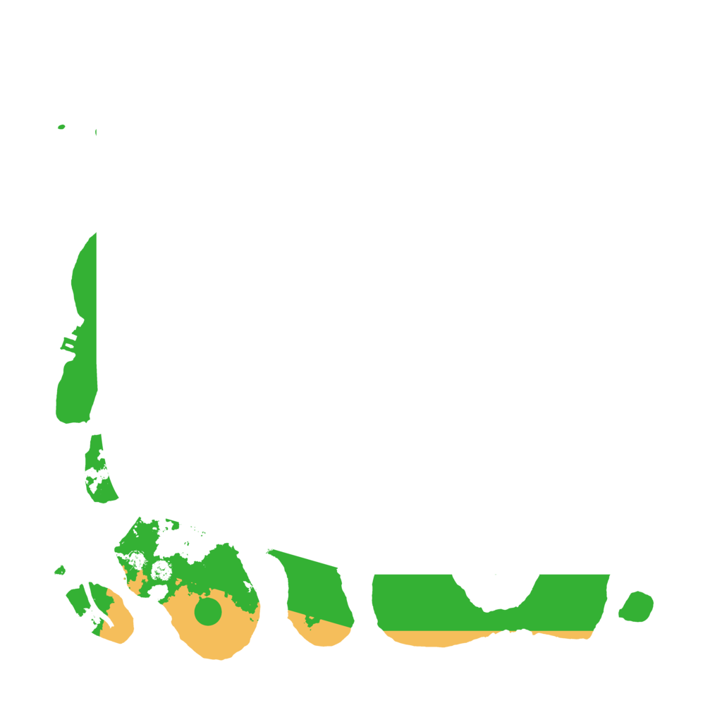 Biome Rust Map: Procedural Map, Size: 3500, Seed: 28879945