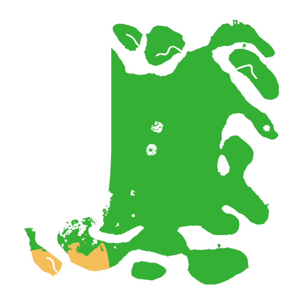 Biome Rust Map: Procedural Map, Size: 4000, Seed: 158756