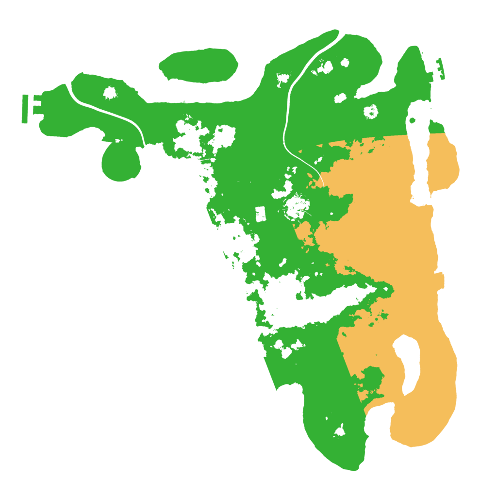 Biome Rust Map: Procedural Map, Size: 3500, Seed: 761