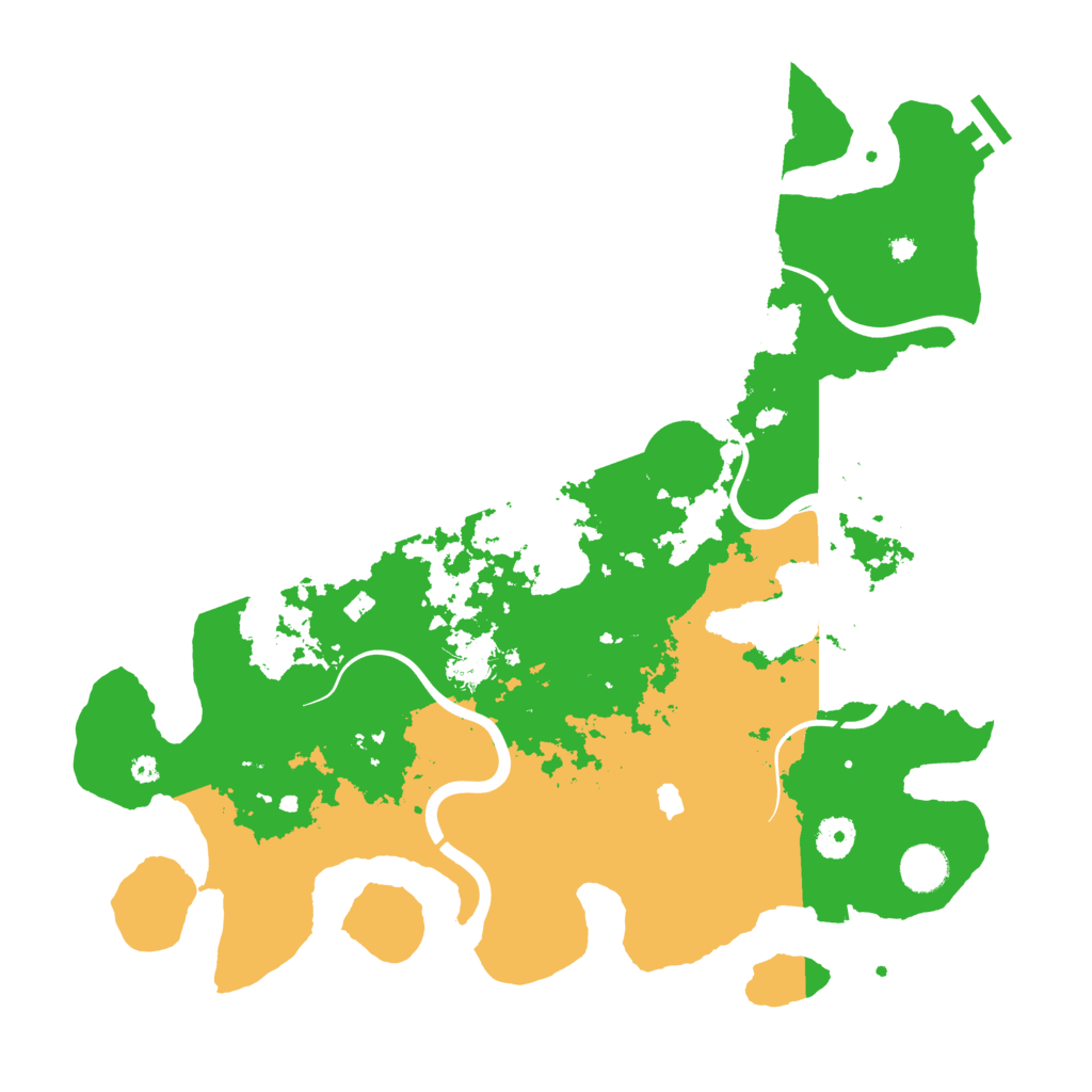Biome Rust Map: Procedural Map, Size: 4000, Seed: 14000