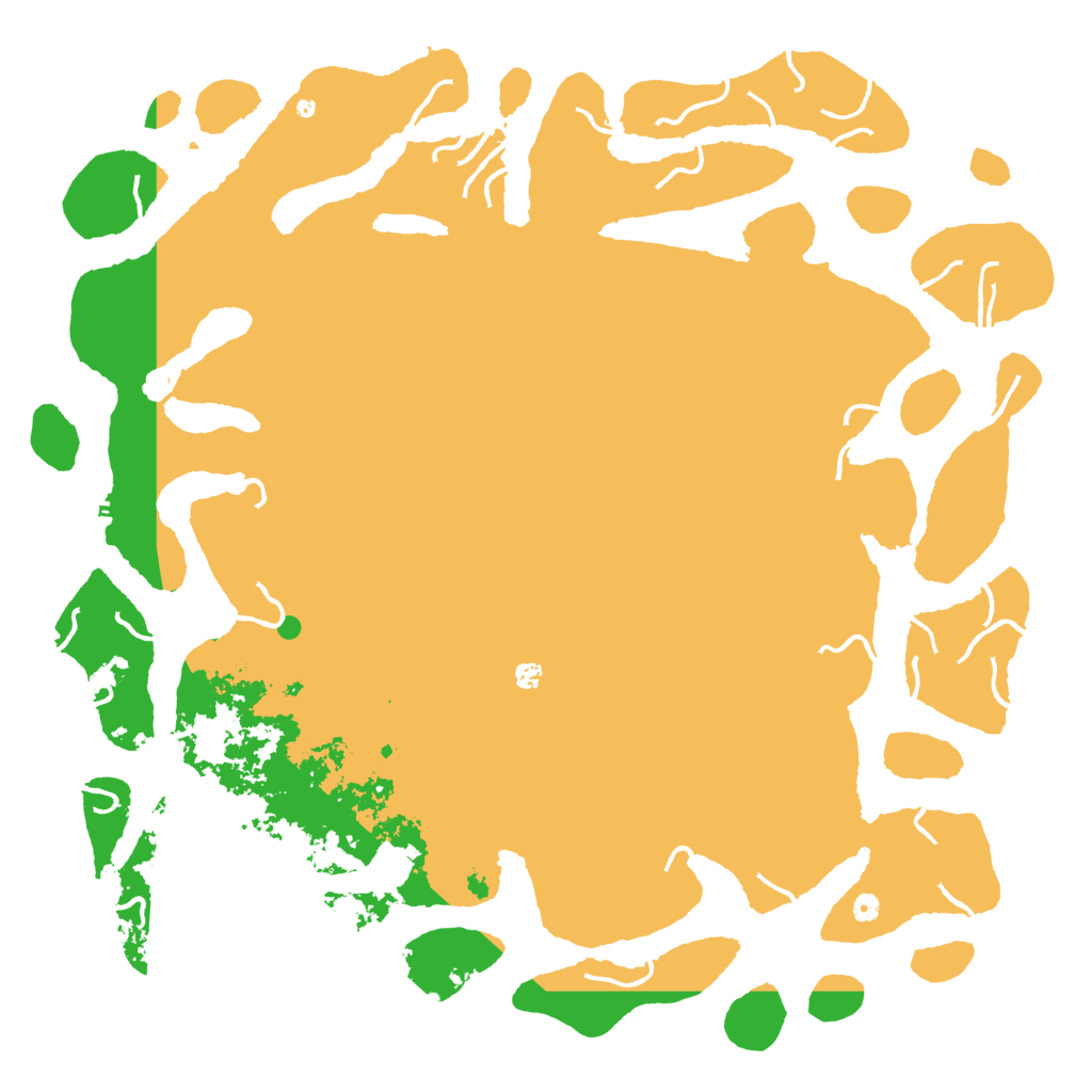 Biome Rust Map: Procedural Map, Size: 6000, Seed: 49342413