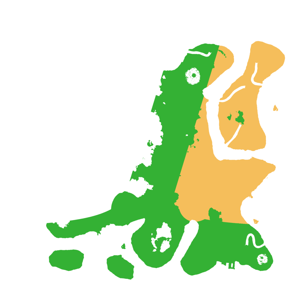 Biome Rust Map: Procedural Map, Size: 3000, Seed: 79909001