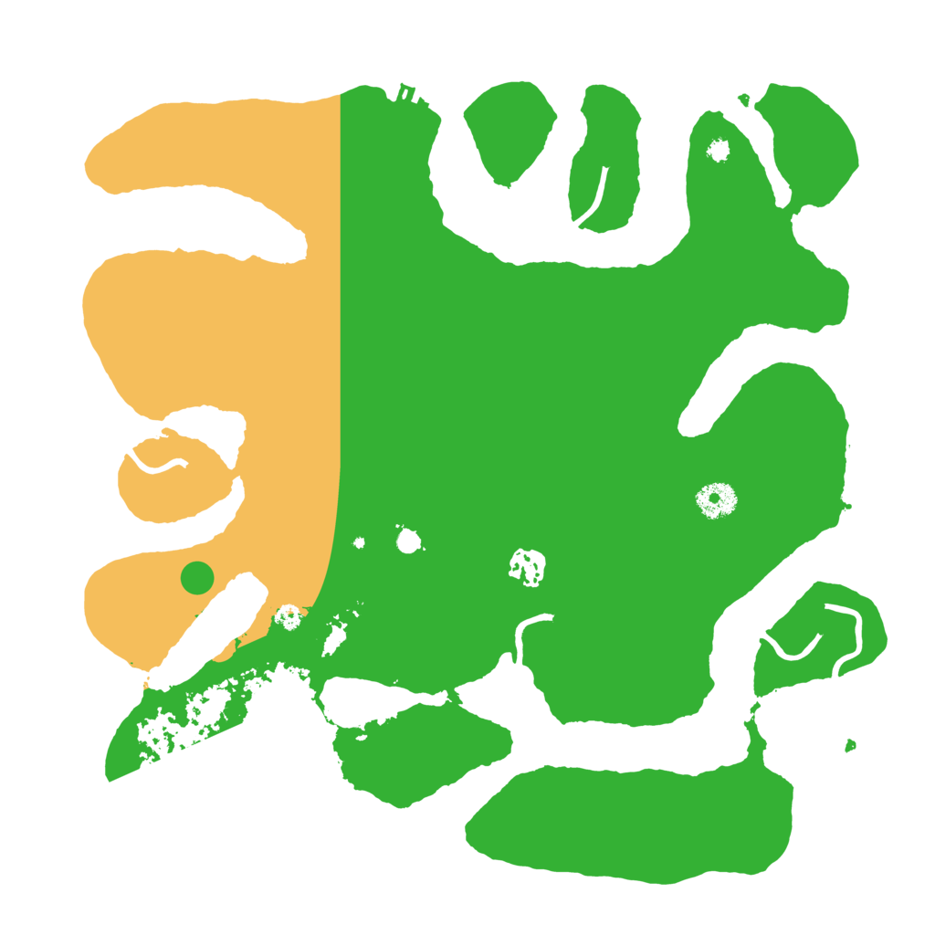 Biome Rust Map: Procedural Map, Size: 3700, Seed: 1980325609