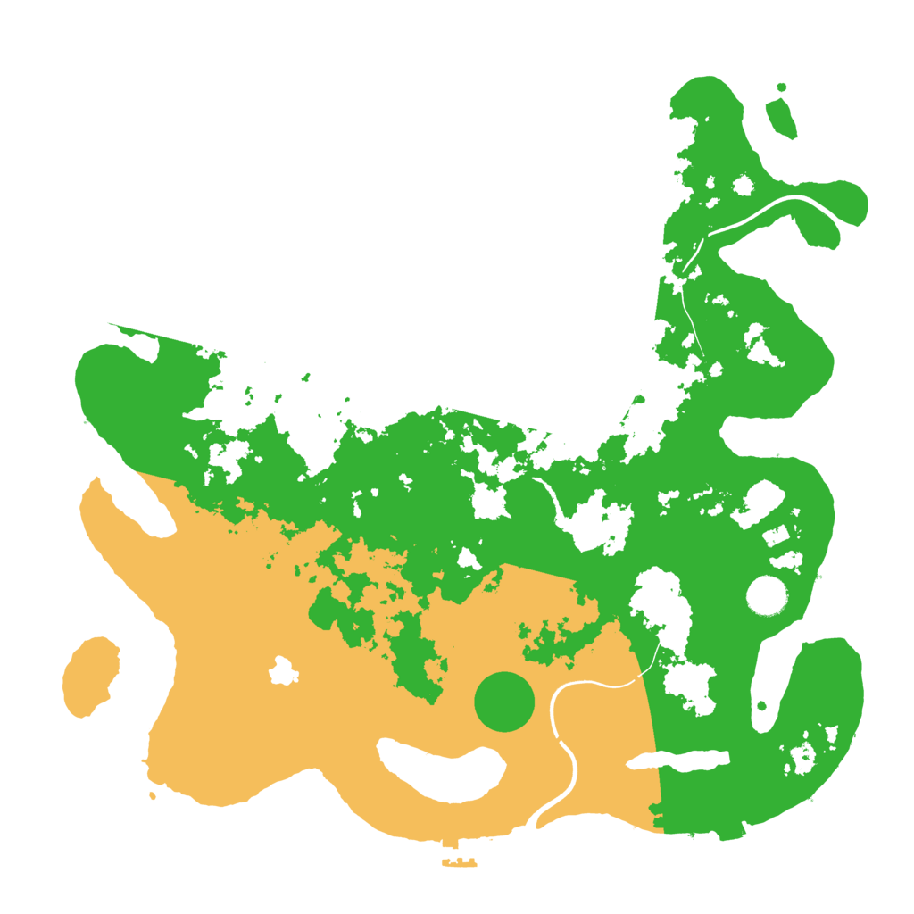 Biome Rust Map: Procedural Map, Size: 4000, Seed: 121572518