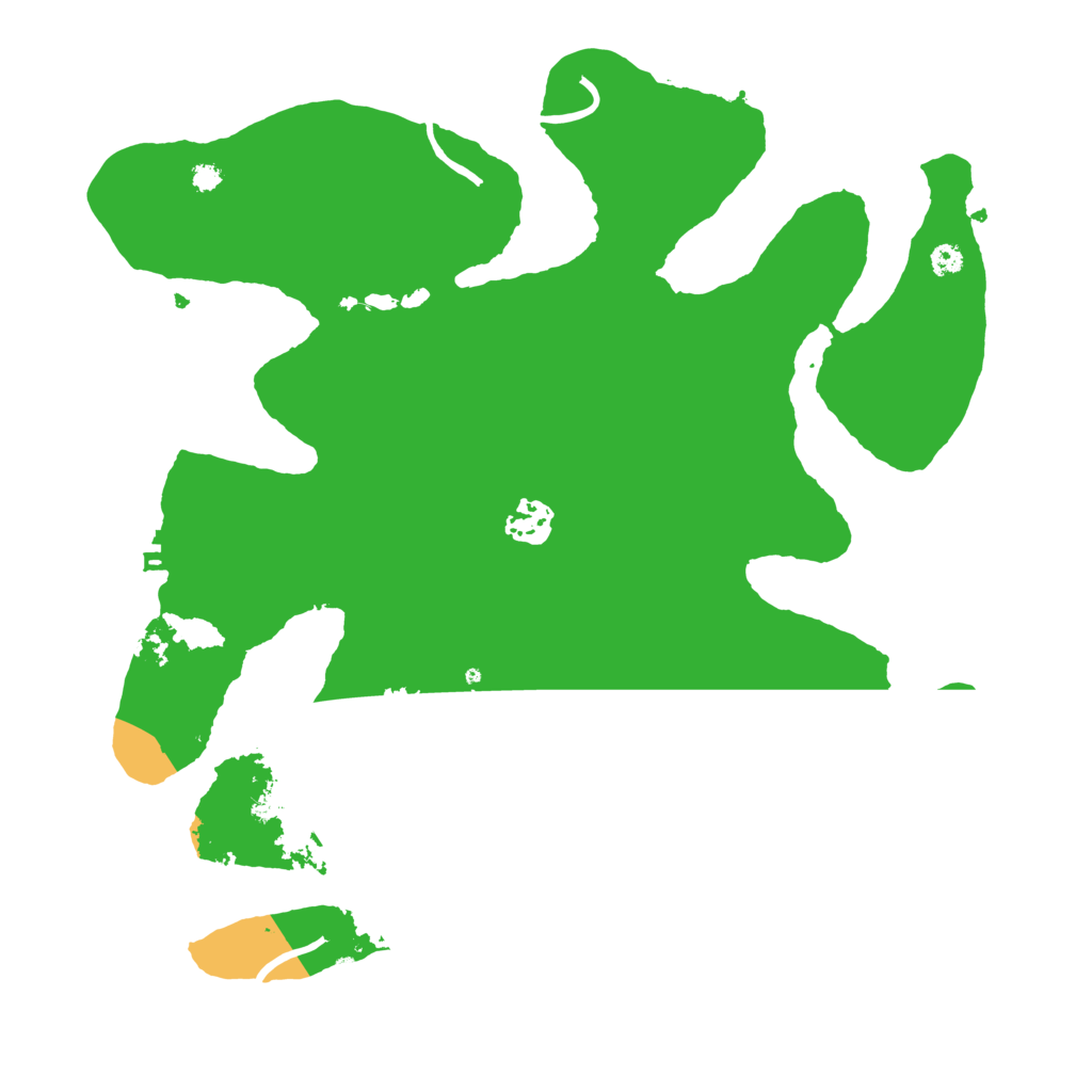 Biome Rust Map: Procedural Map, Size: 3500, Seed: 2043744147