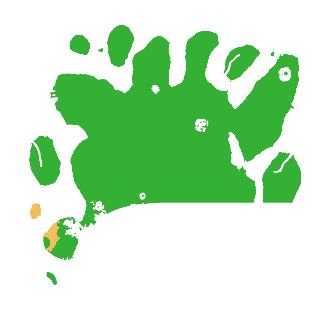 Biome Rust Map: Procedural Map, Size: 3500, Seed: 5301