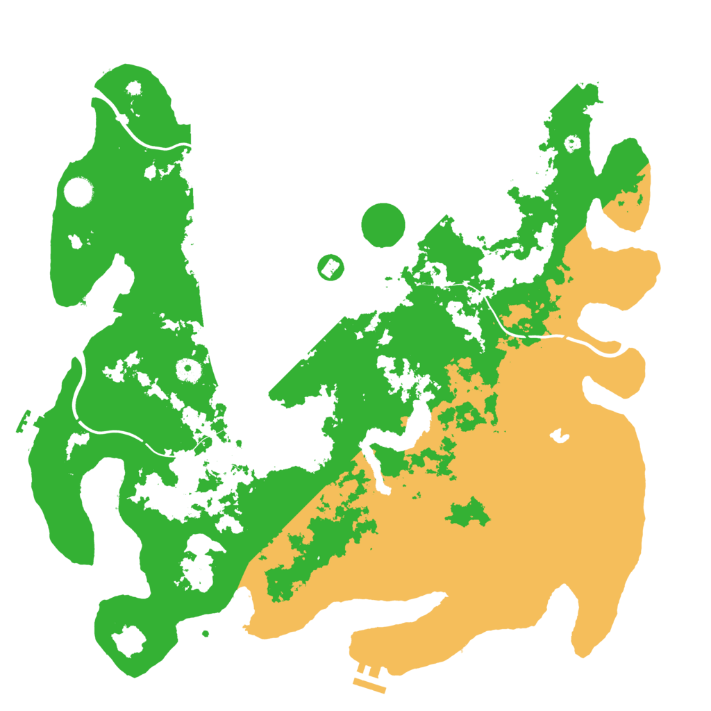 Biome Rust Map: Procedural Map, Size: 4300, Seed: 1464021324