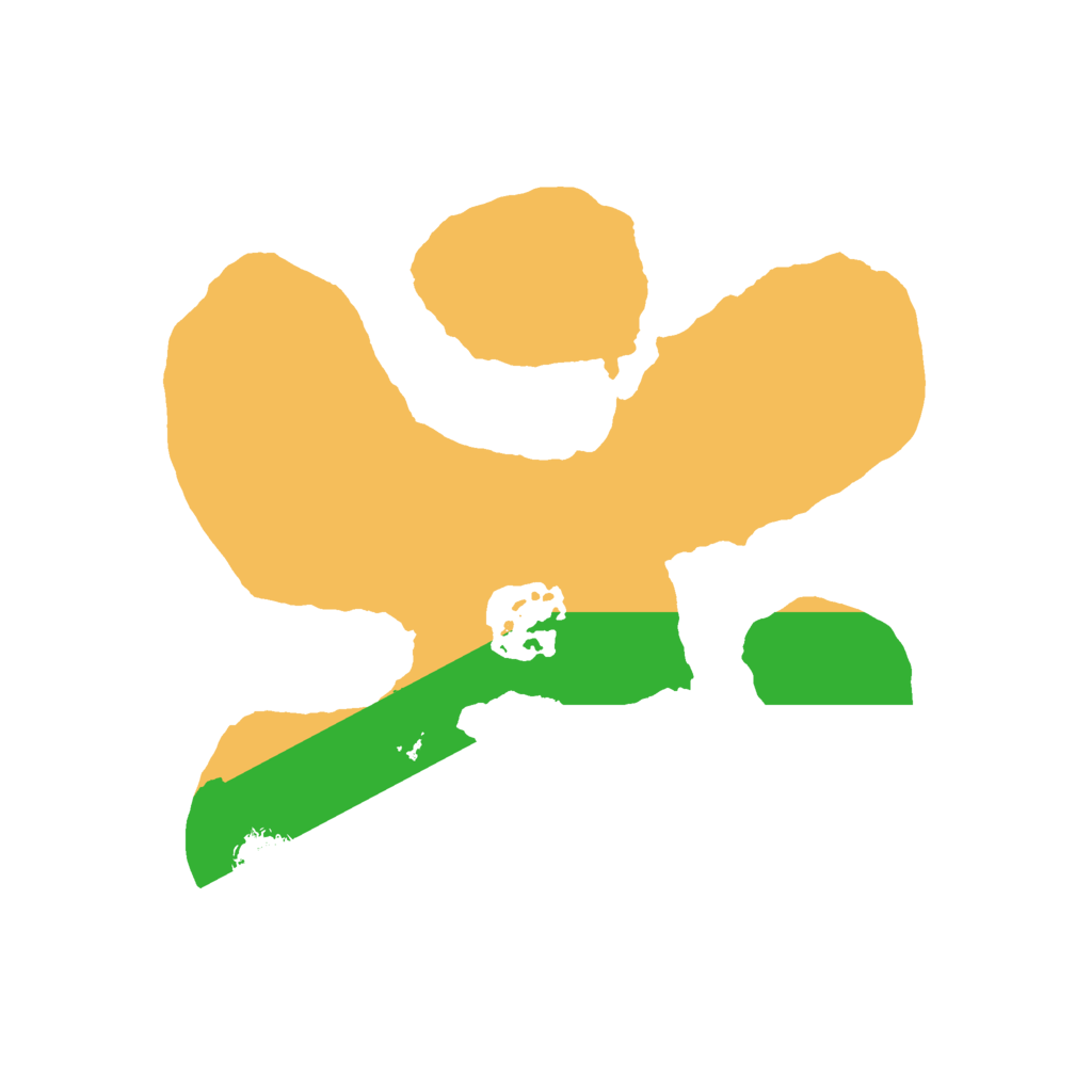 Biome Rust Map: Barren, Size: 2000, Seed: 234252