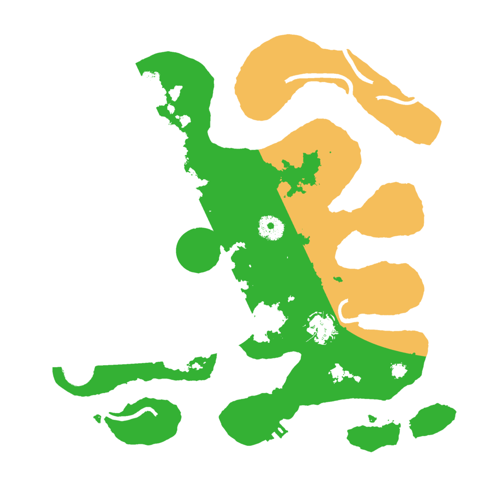 Biome Rust Map: Procedural Map, Size: 3000, Seed: 1525372041