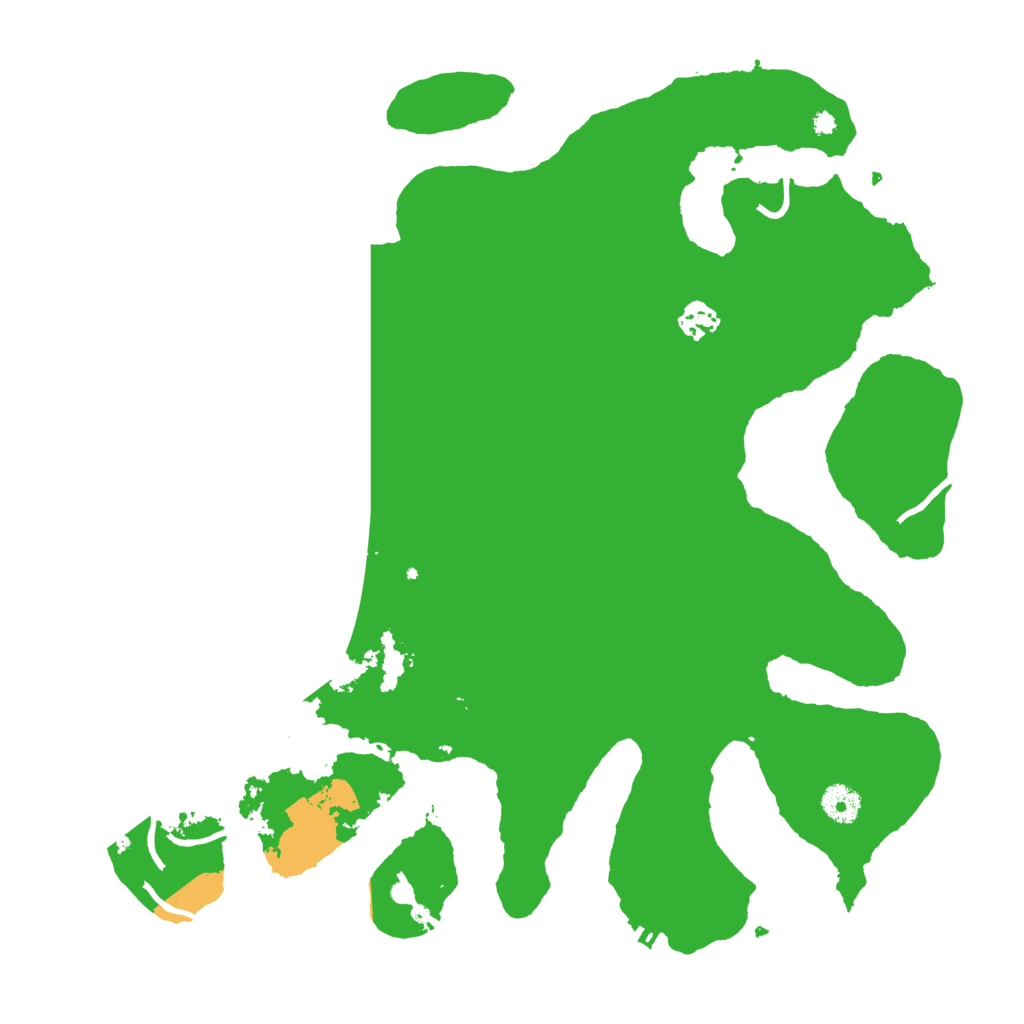 Biome Rust Map: Procedural Map, Size: 4000, Seed: 3301