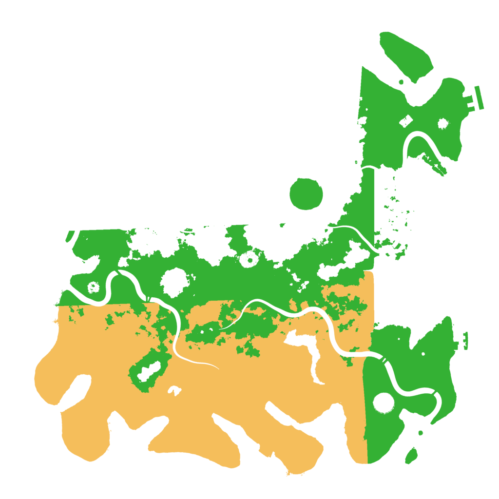 Biome Rust Map: Procedural Map, Size: 4250, Seed: 77432
