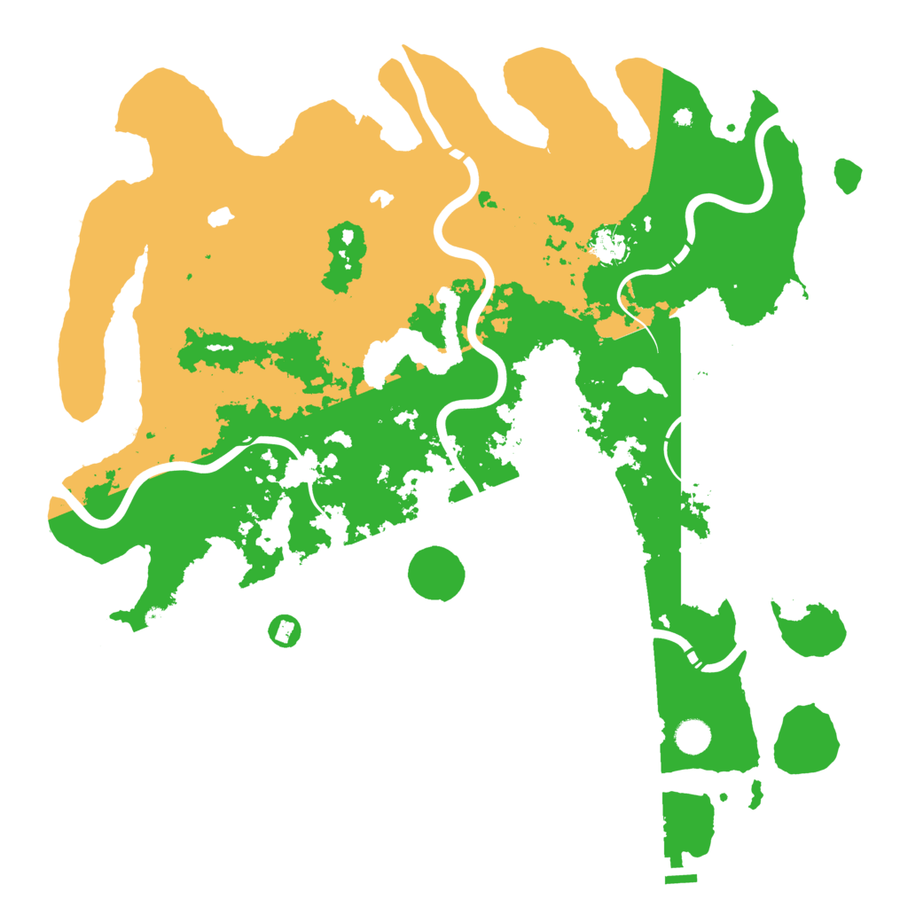 Biome Rust Map: Procedural Map, Size: 4500, Seed: 12397667