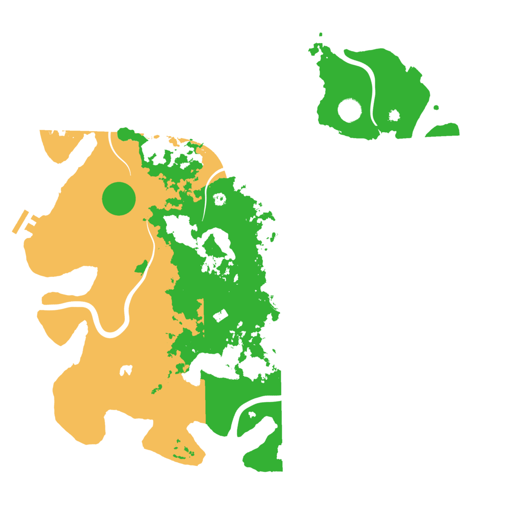 Biome Rust Map: Procedural Map, Size: 4000, Seed: 791086