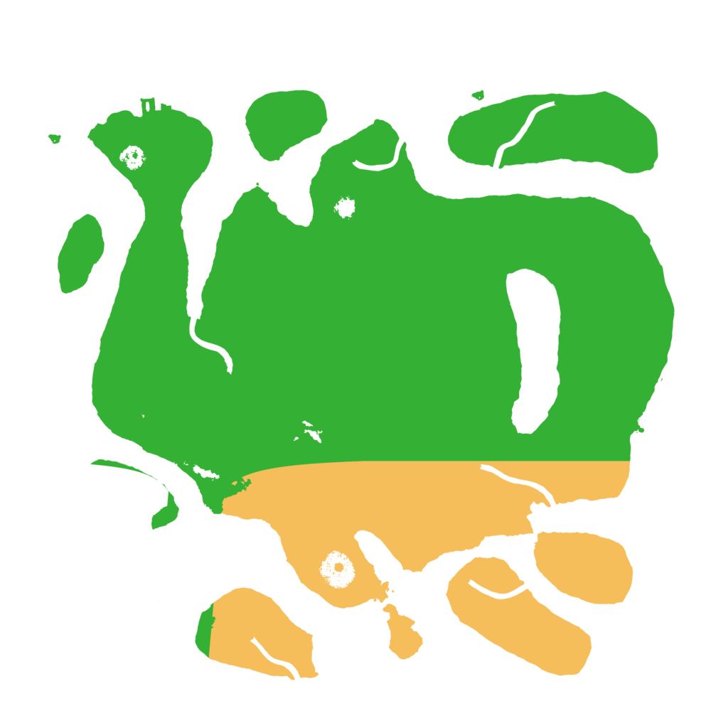 Biome Rust Map: Procedural Map, Size: 3200, Seed: 199320181