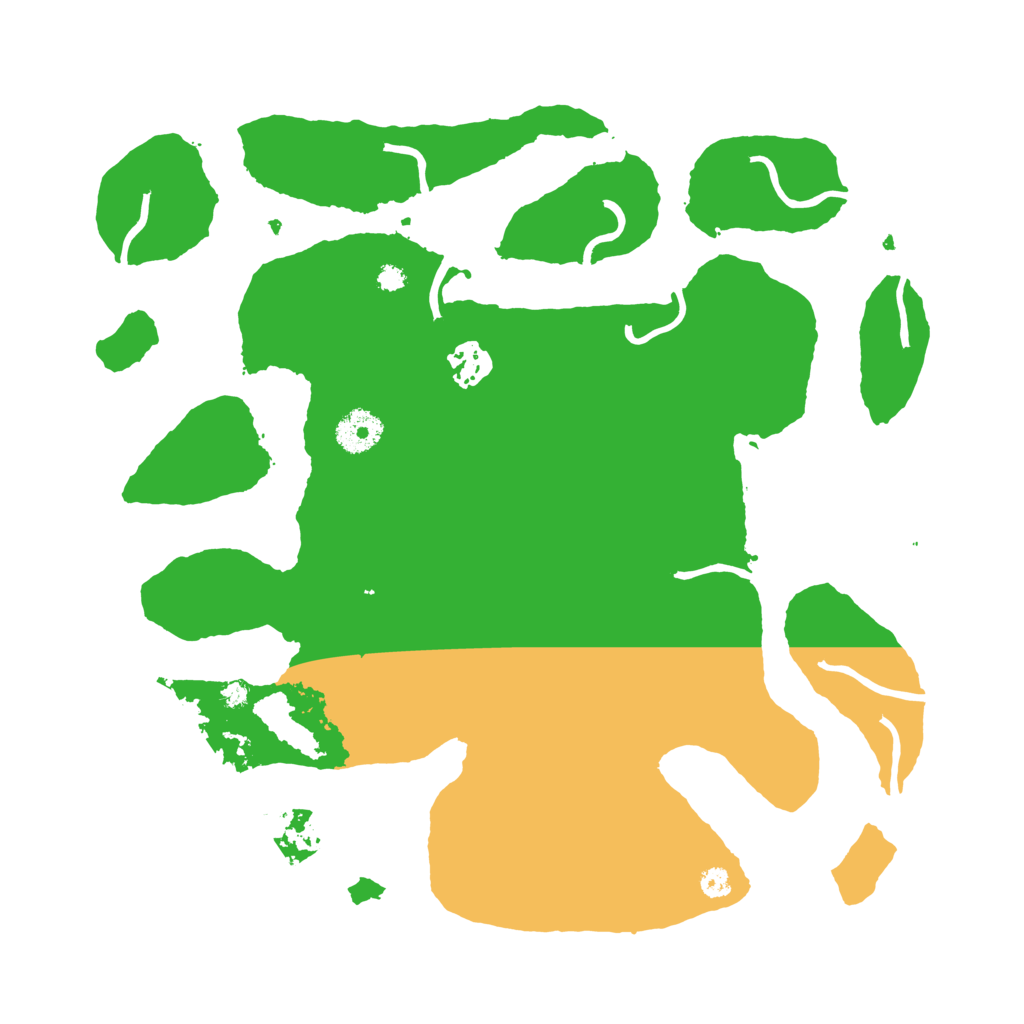 Biome Rust Map: Procedural Map, Size: 3500, Seed: 34091048