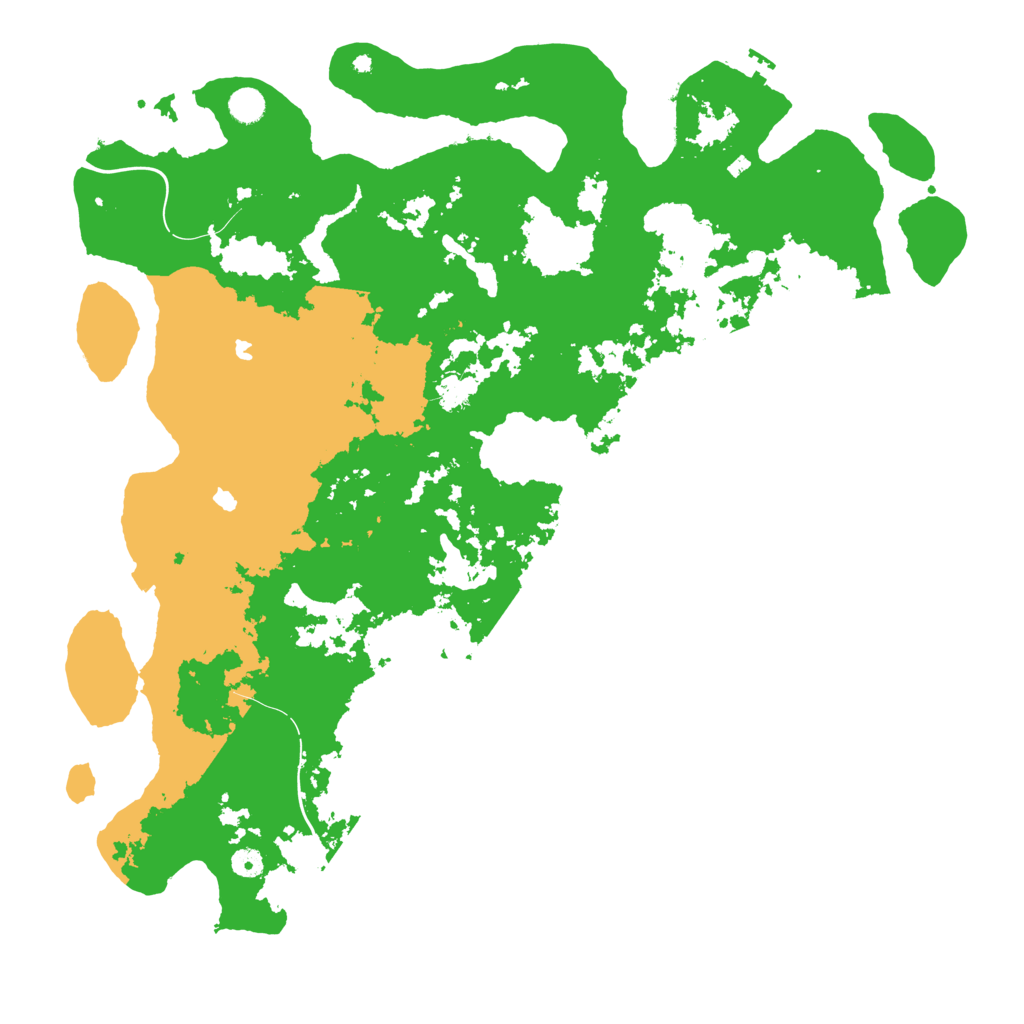 Biome Rust Map: Procedural Map, Size: 5000, Seed: 5301