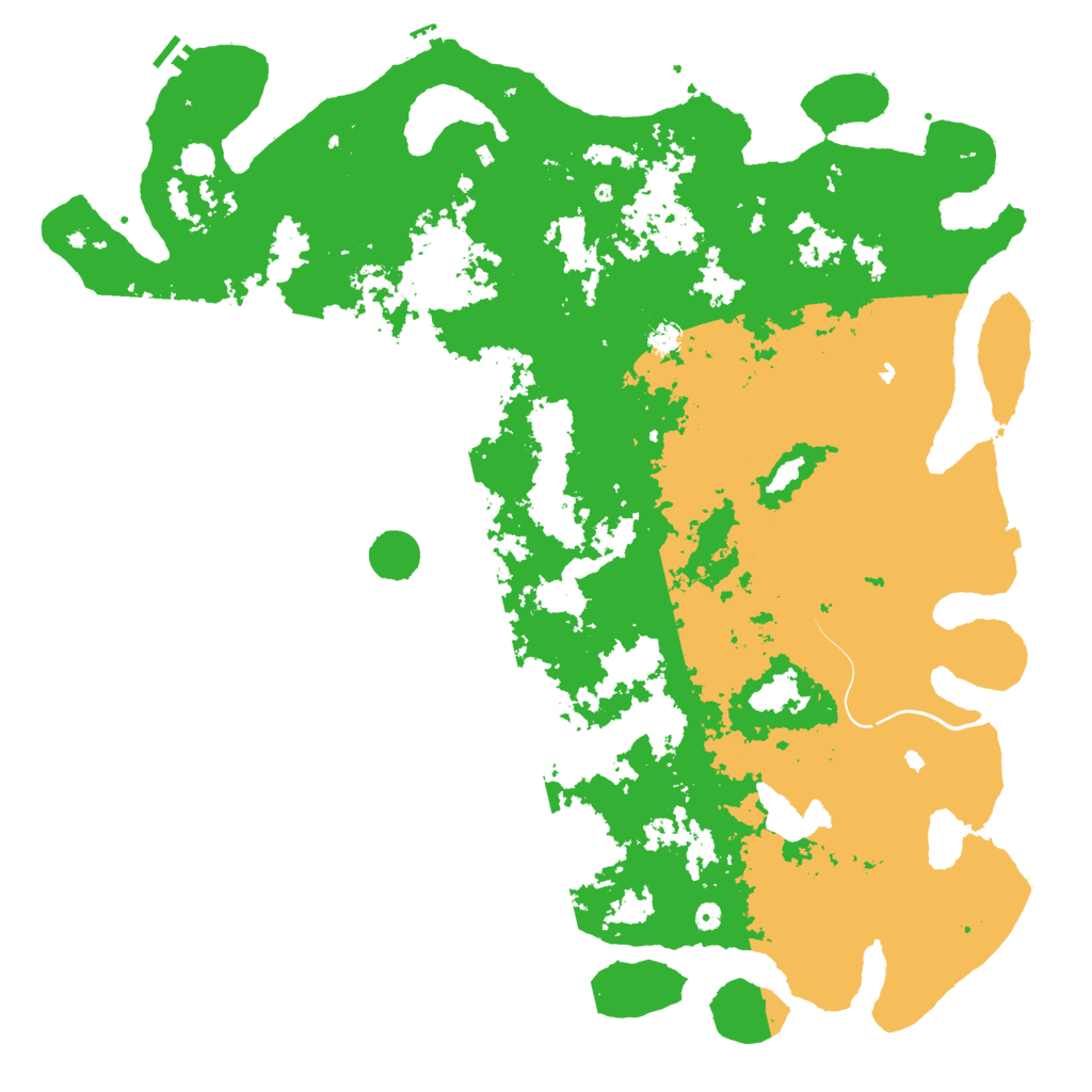 Biome Rust Map: Procedural Map, Size: 6000, Seed: 757876