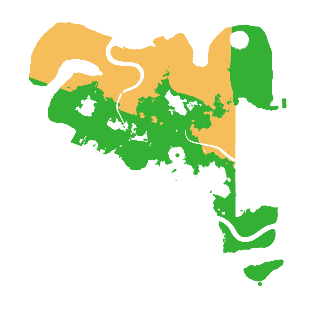 Biome Rust Map: Procedural Map, Size: 3000, Seed: 656475