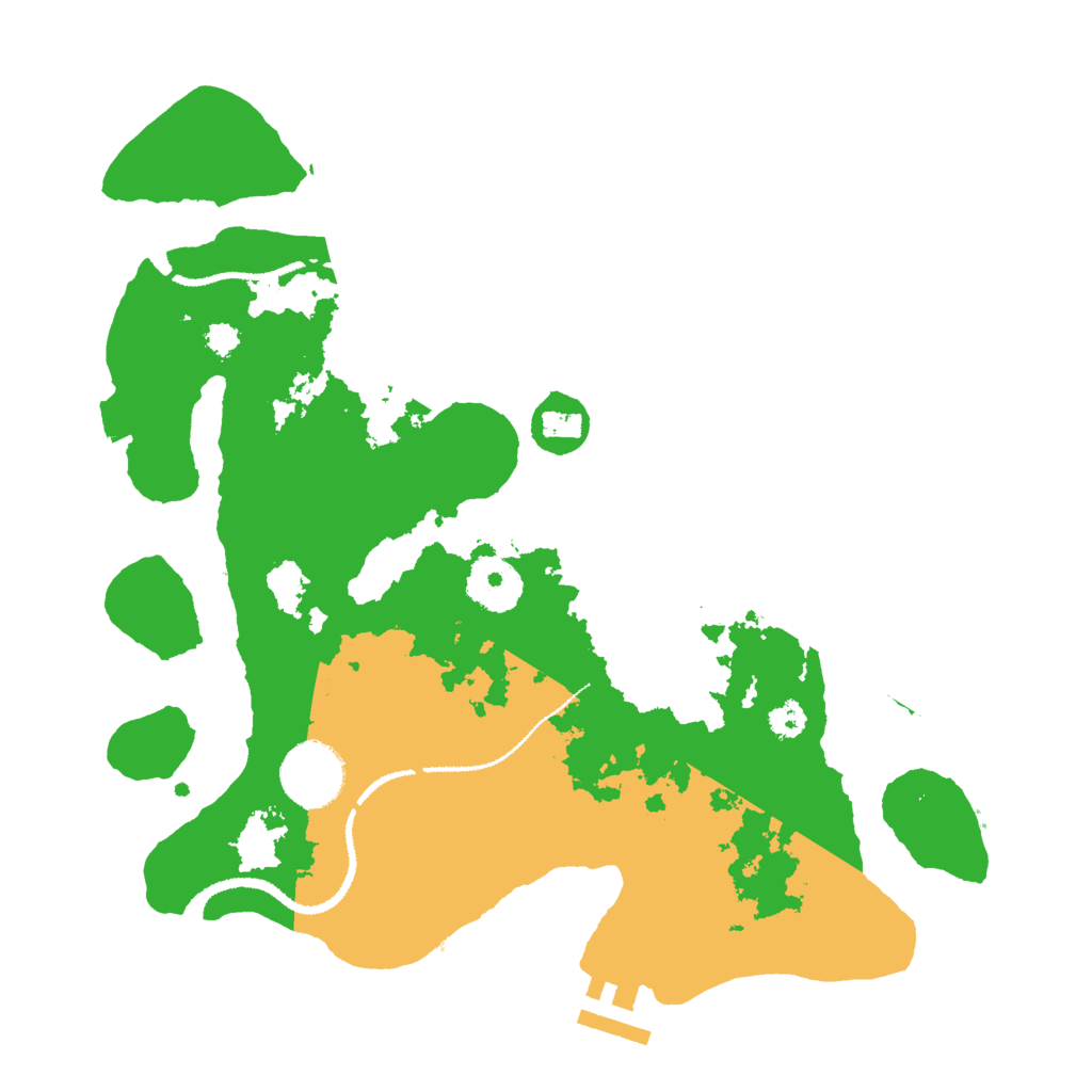 Biome Rust Map: Procedural Map, Size: 3000, Seed: 918803