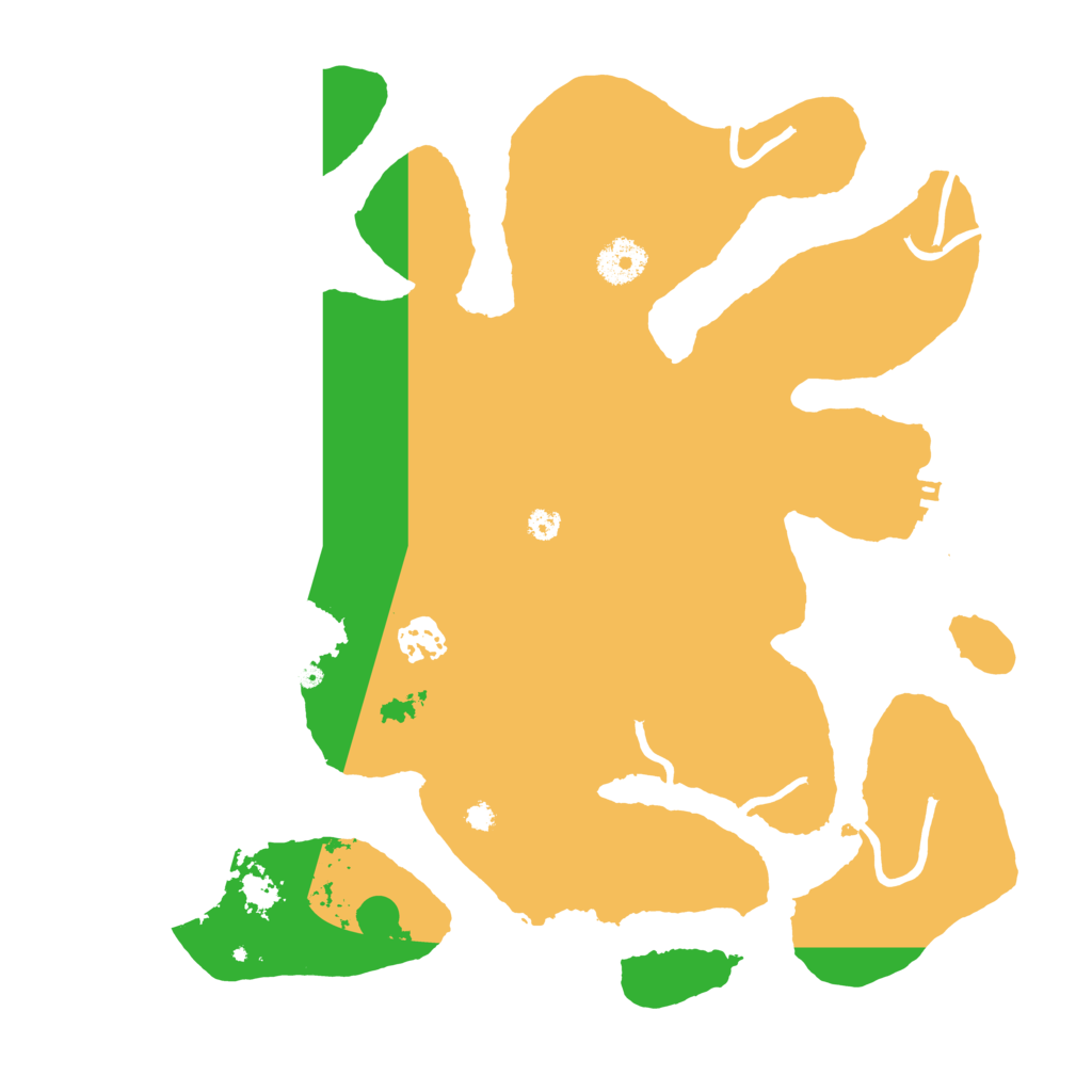 Biome Rust Map: Procedural Map, Size: 3500, Seed: 74858586