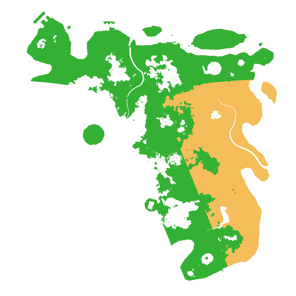 Biome Rust Map: Procedural Map, Size: 4000, Seed: 439023