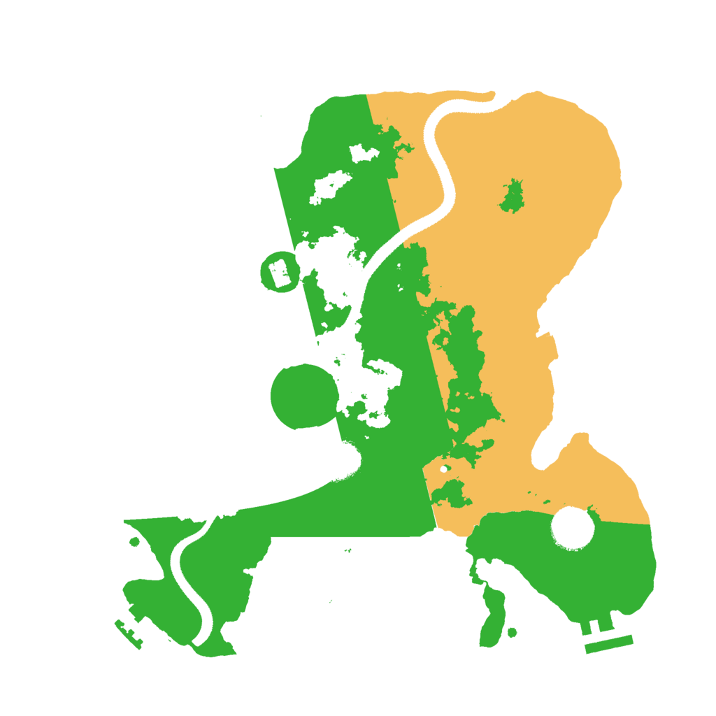 Biome Rust Map: Procedural Map, Size: 3000, Seed: 4498566