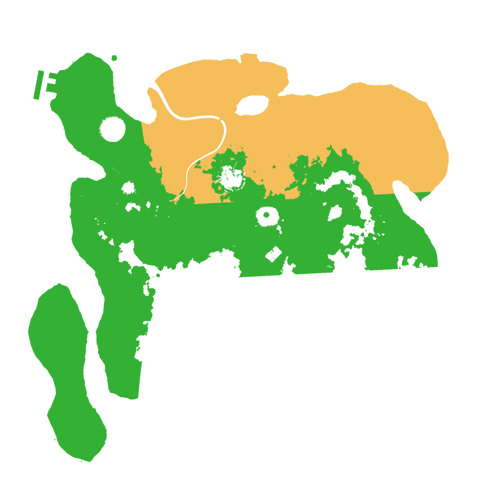 Biome Rust Map: Procedural Map, Size: 3500, Seed: 748517526