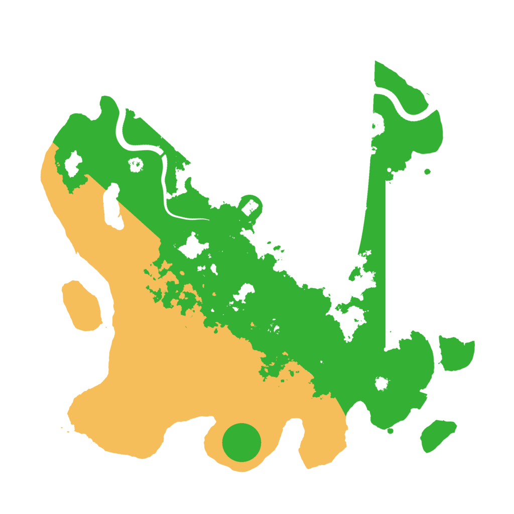 Biome Rust Map: Procedural Map, Size: 3500, Seed: 102108616