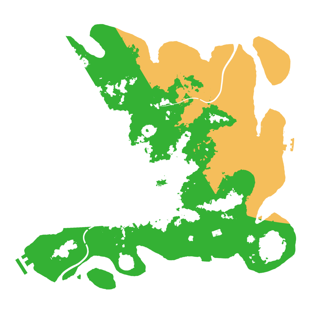 Biome Rust Map: Procedural Map, Size: 3600, Seed: 1044653139