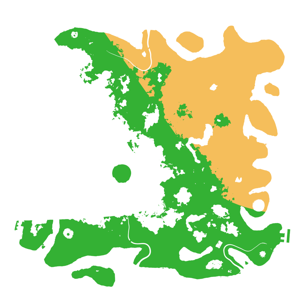 Biome Rust Map: Procedural Map, Size: 4500, Seed: 25471938