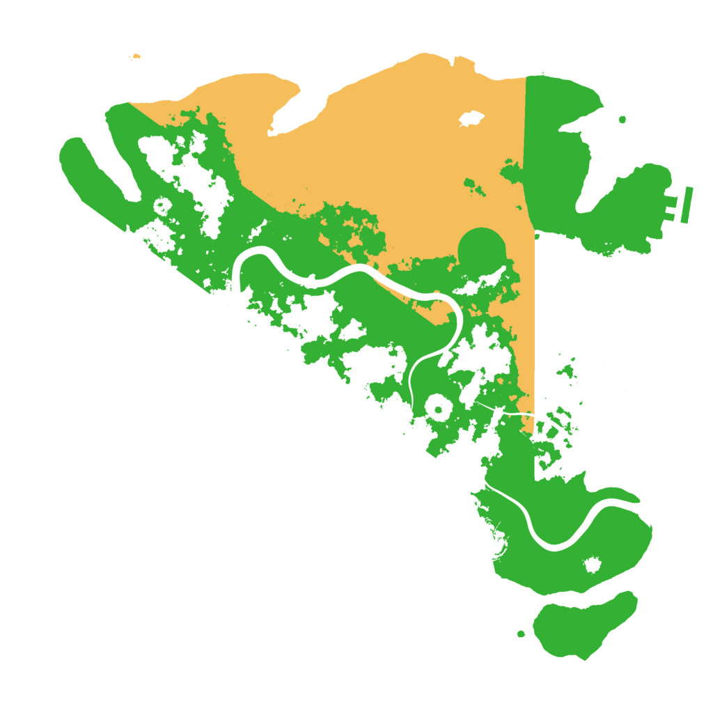 Biome Rust Map: Procedural Map, Size: 3950, Seed: 101693094