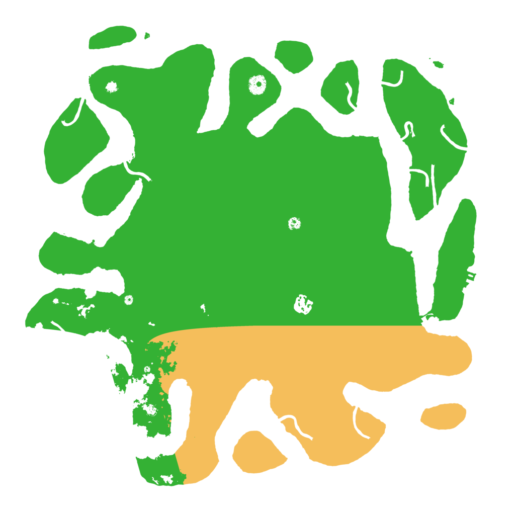 Biome Rust Map: Procedural Map, Size: 4100, Seed: 1512