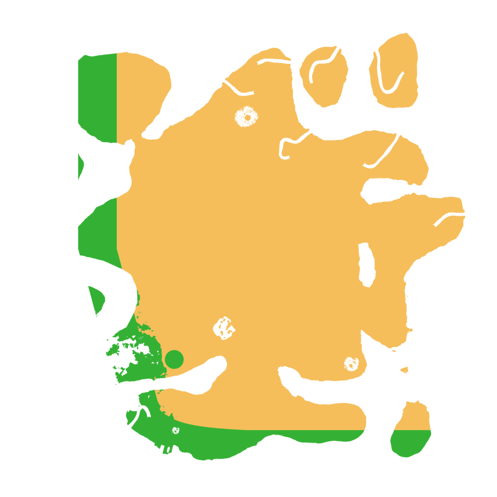 Biome Rust Map: Procedural Map, Size: 3500, Seed: 28462