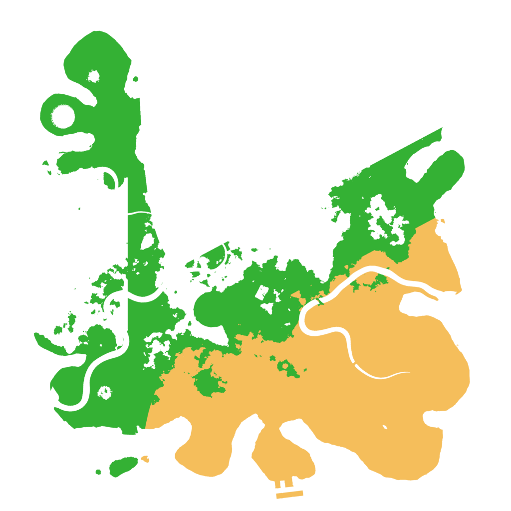 Biome Rust Map: Procedural Map, Size: 3850, Seed: 913977207