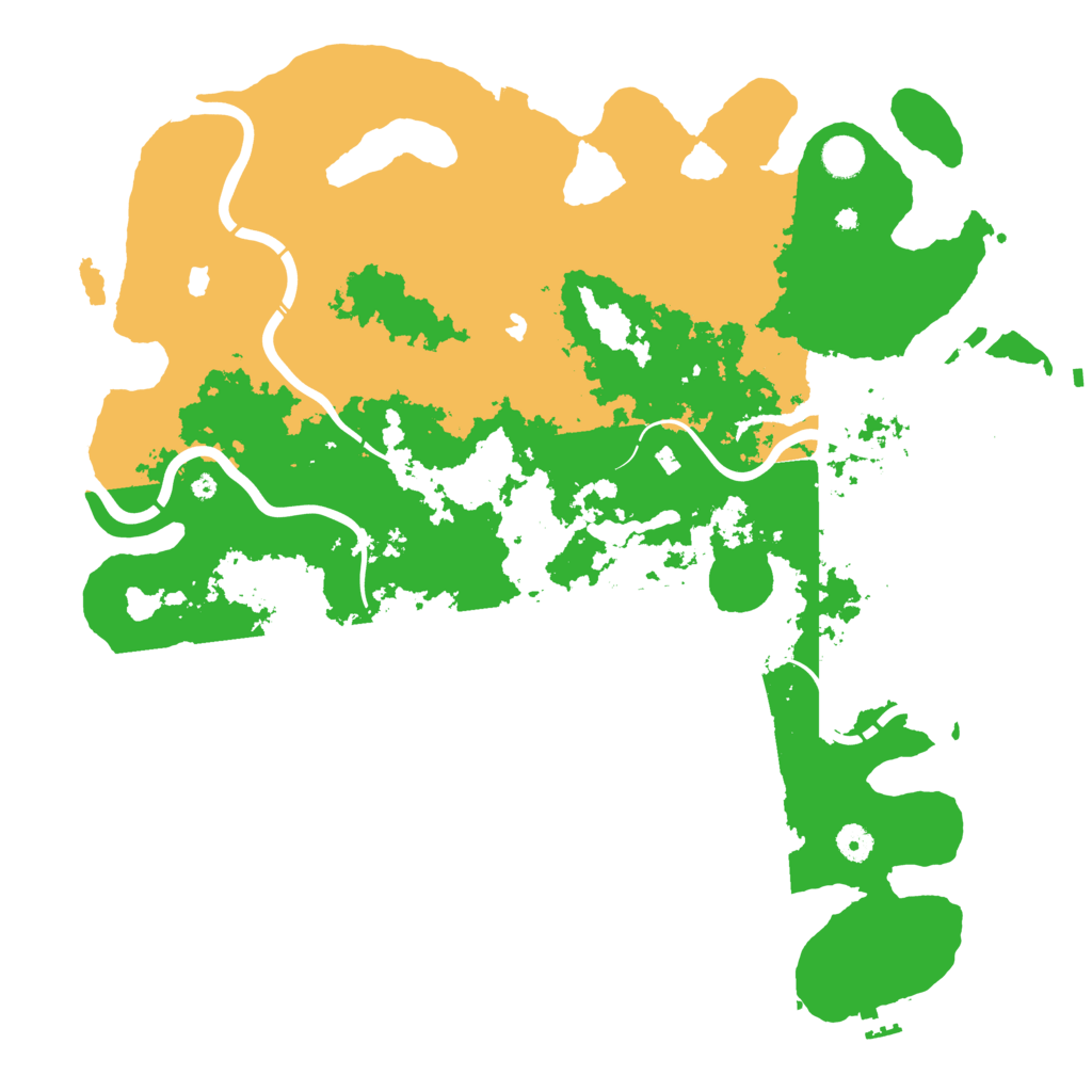 Biome Rust Map: Procedural Map, Size: 4500, Seed: 1719857789