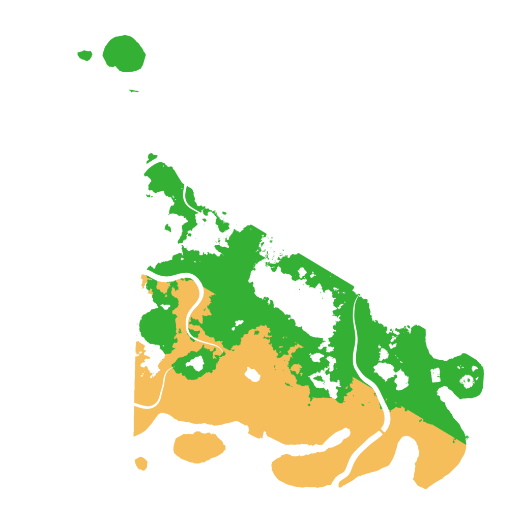 Biome Rust Map: Procedural Map, Size: 4000, Seed: 111286