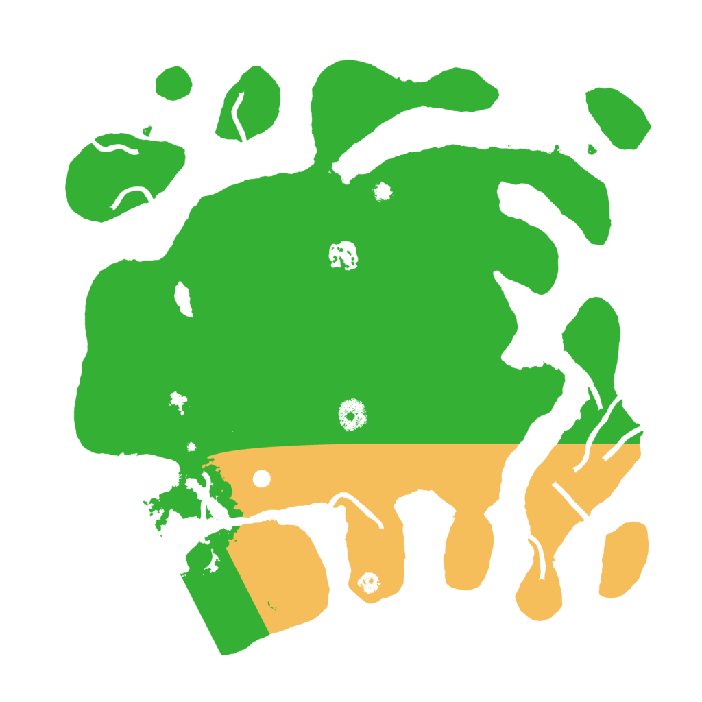 Biome Rust Map: Procedural Map, Size: 3500, Seed: 4912455