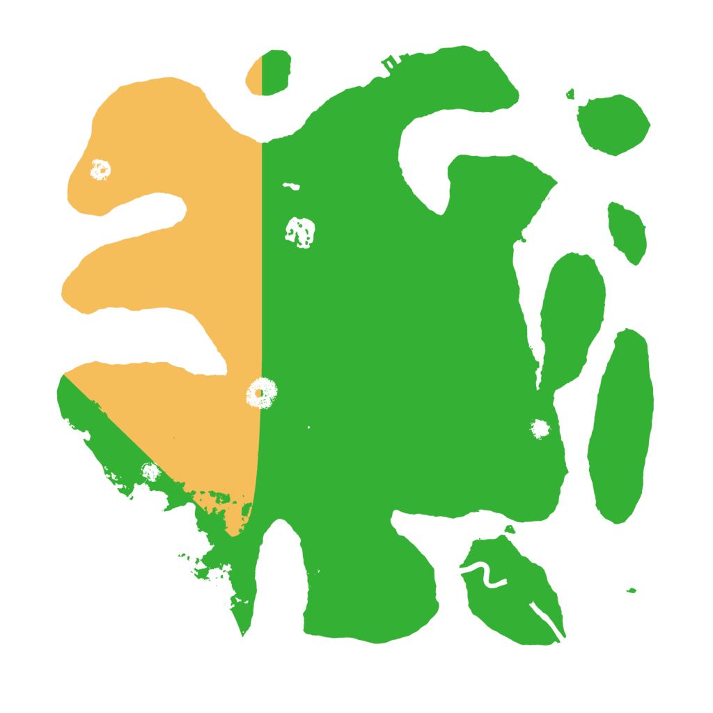 Biome Rust Map: Procedural Map, Size: 3500, Seed: 964783777