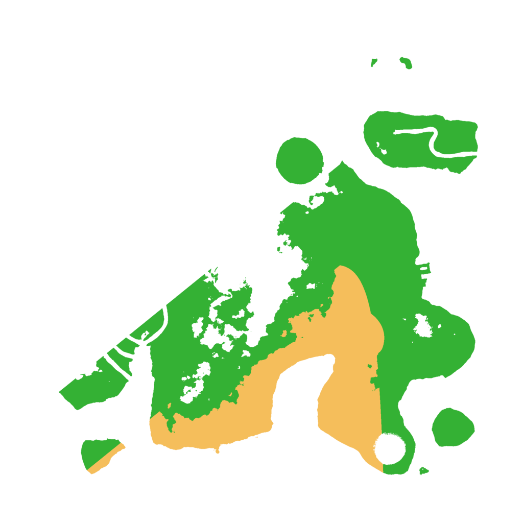 Biome Rust Map: Procedural Map, Size: 3000, Seed: 2266