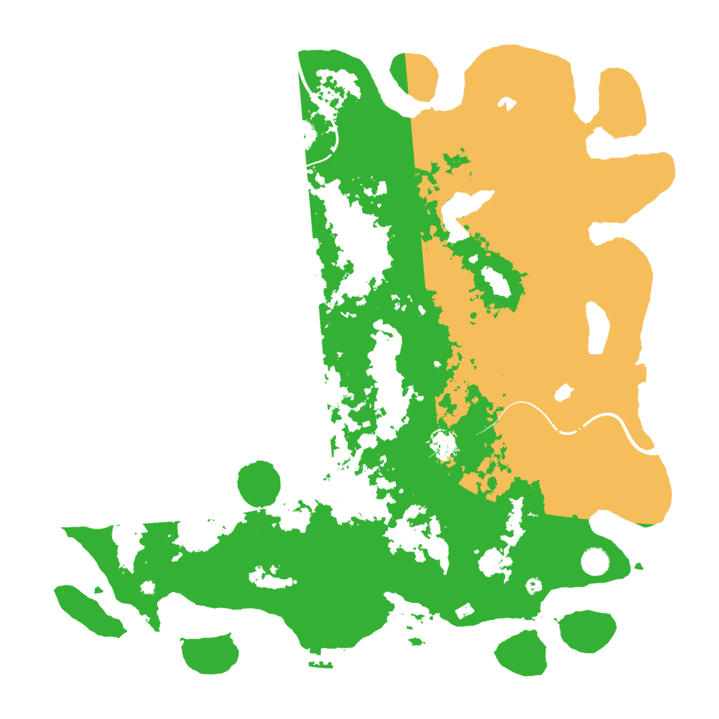 Biome Rust Map: Procedural Map, Size: 4500, Seed: 218561
