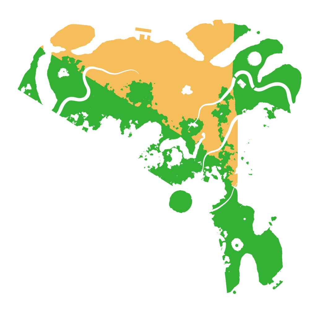 Biome Rust Map: Procedural Map, Size: 4000, Seed: 129810