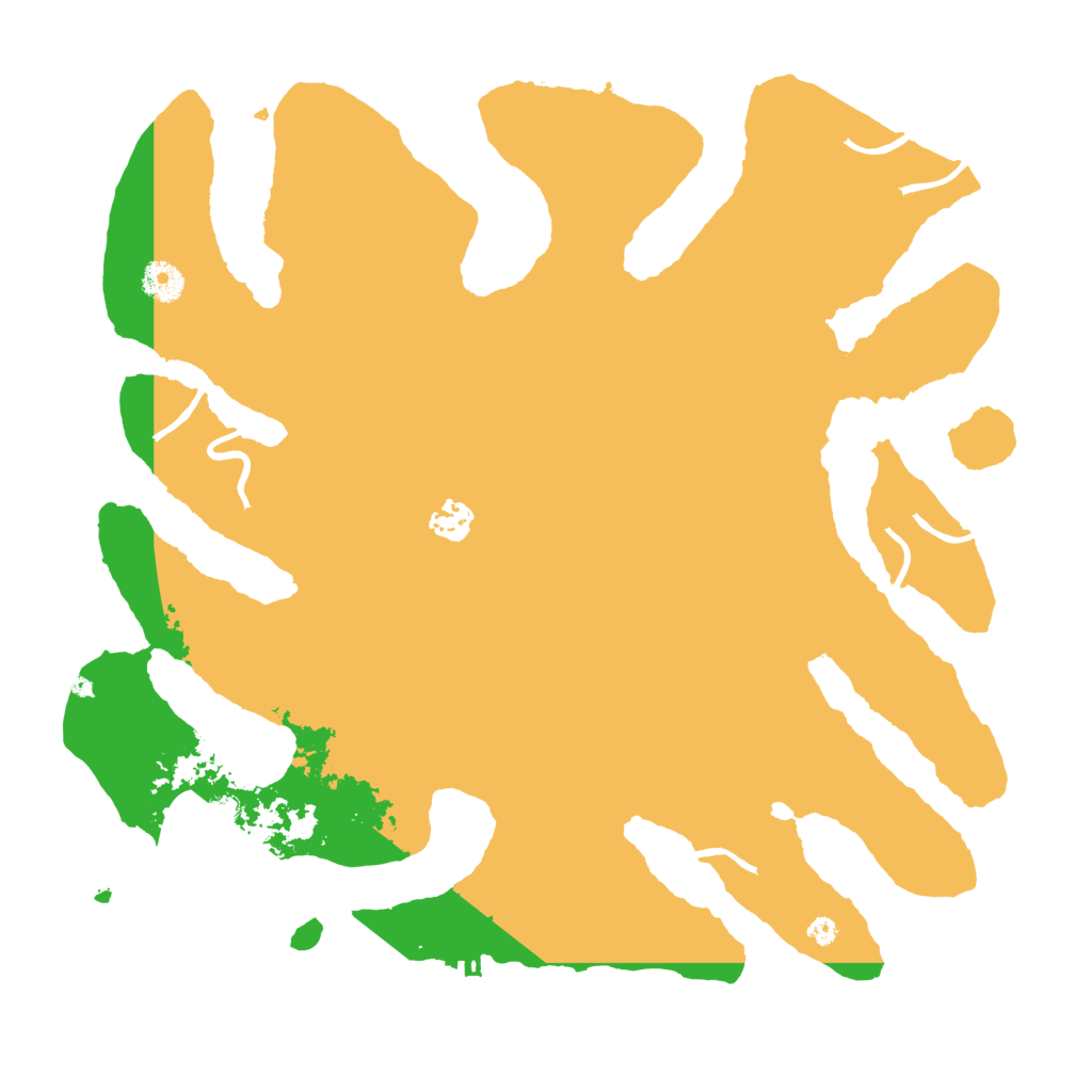 Biome Rust Map: Procedural Map, Size: 3950, Seed: 33713058