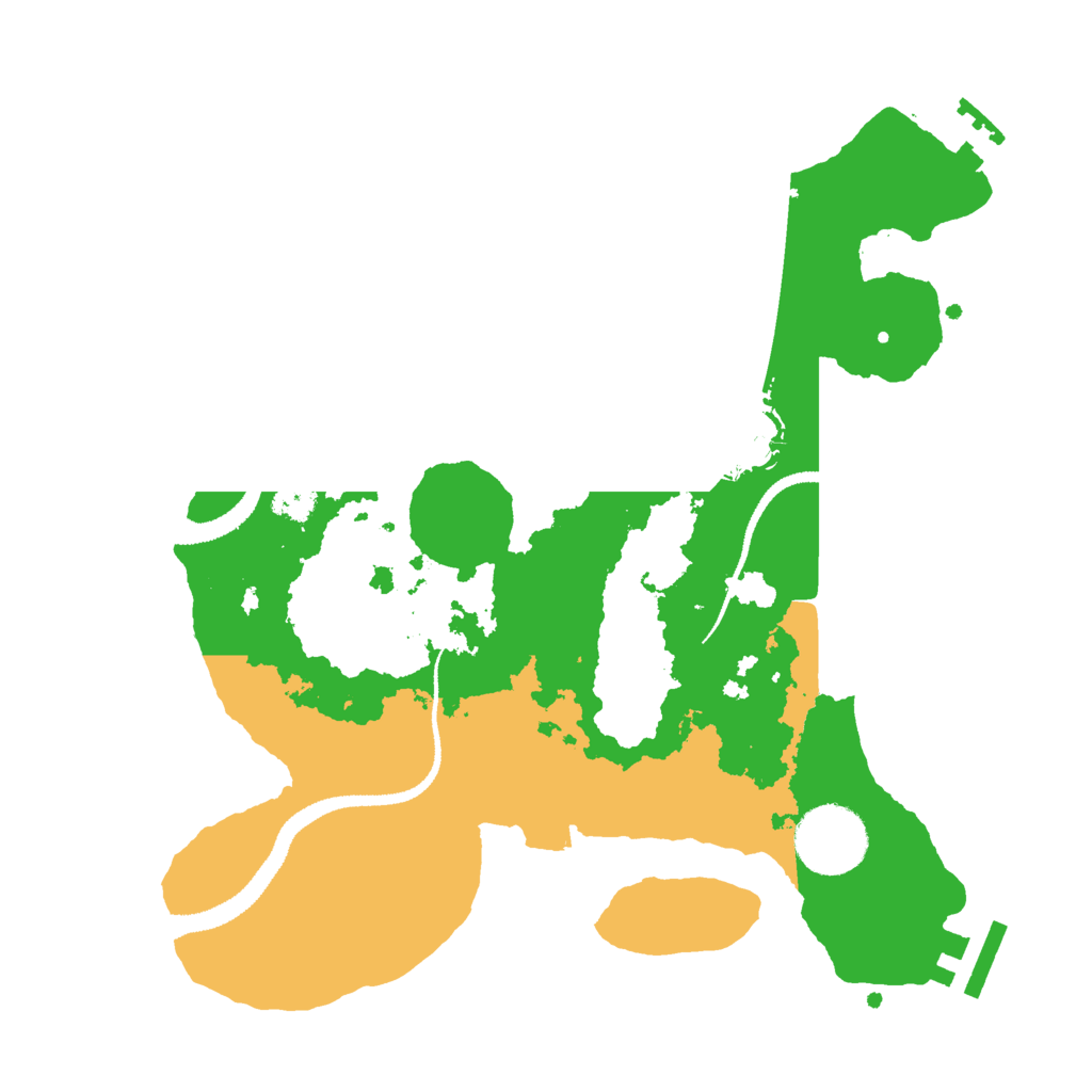 Biome Rust Map: Procedural Map, Size: 2800, Seed: 15