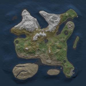 Thumbnail Rust Map: Procedural Map, Size: 2800, Seed: 15, 11 Monuments