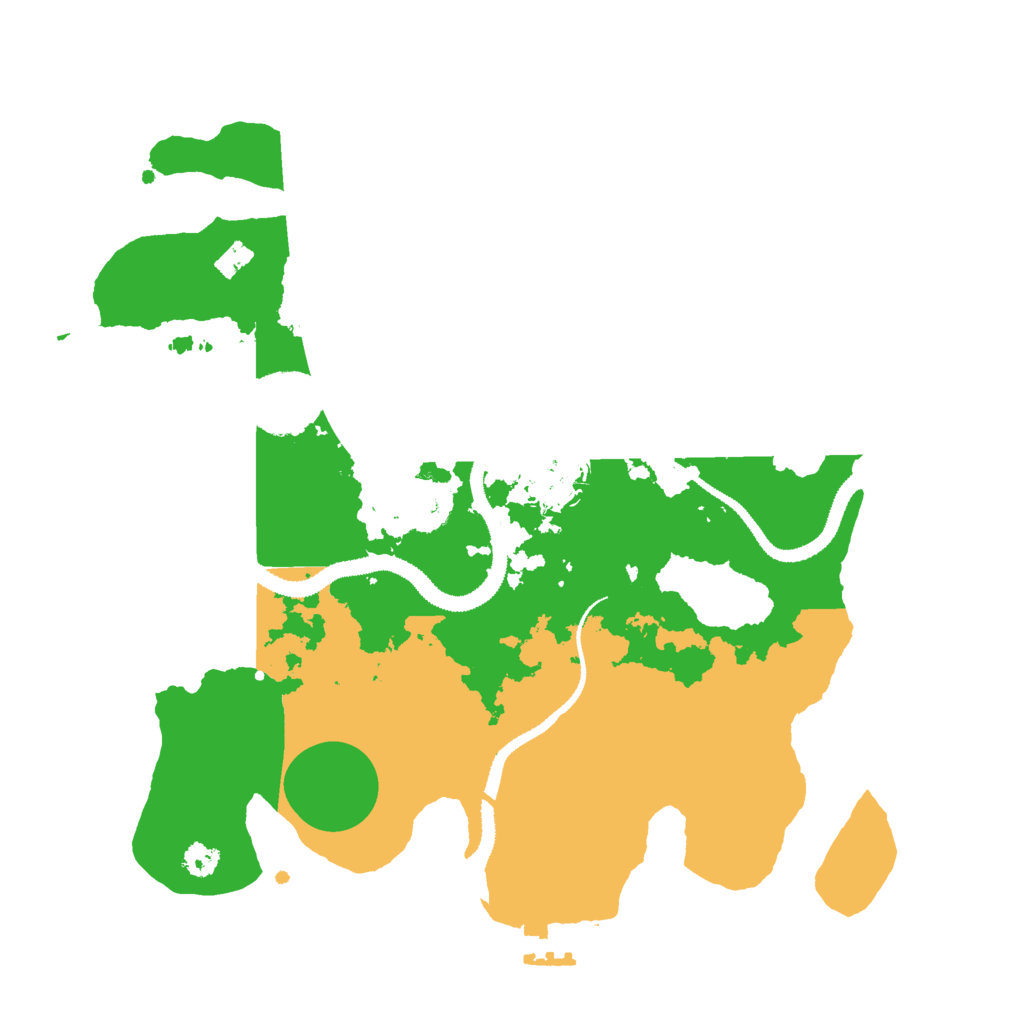 Biome Rust Map: Procedural Map, Size: 3000, Seed: 42678604