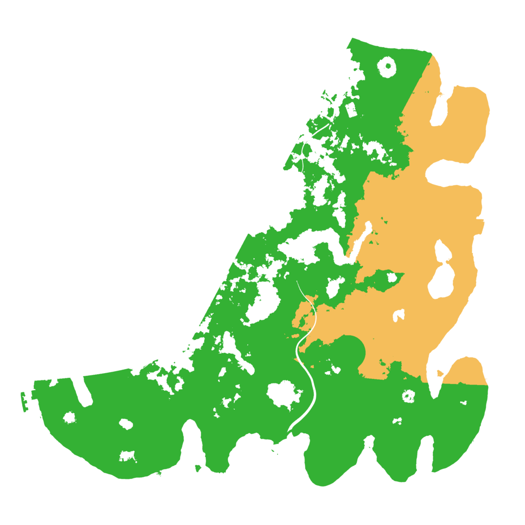 Biome Rust Map: Procedural Map, Size: 4000, Seed: 878436