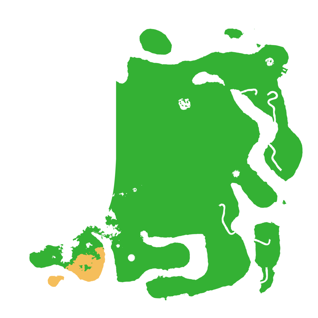 Biome Rust Map: Procedural Map, Size: 4000, Seed: 383301