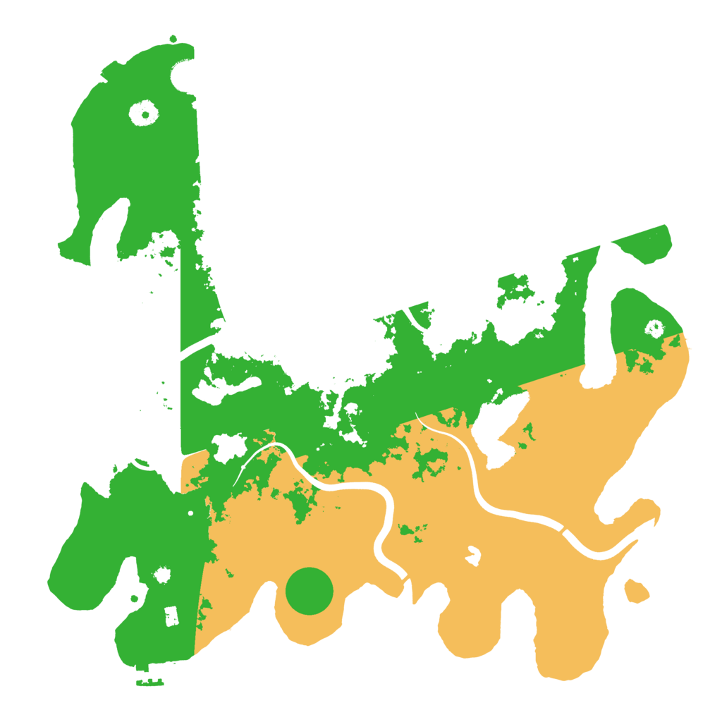 Biome Rust Map: Procedural Map, Size: 4000, Seed: 1985398124
