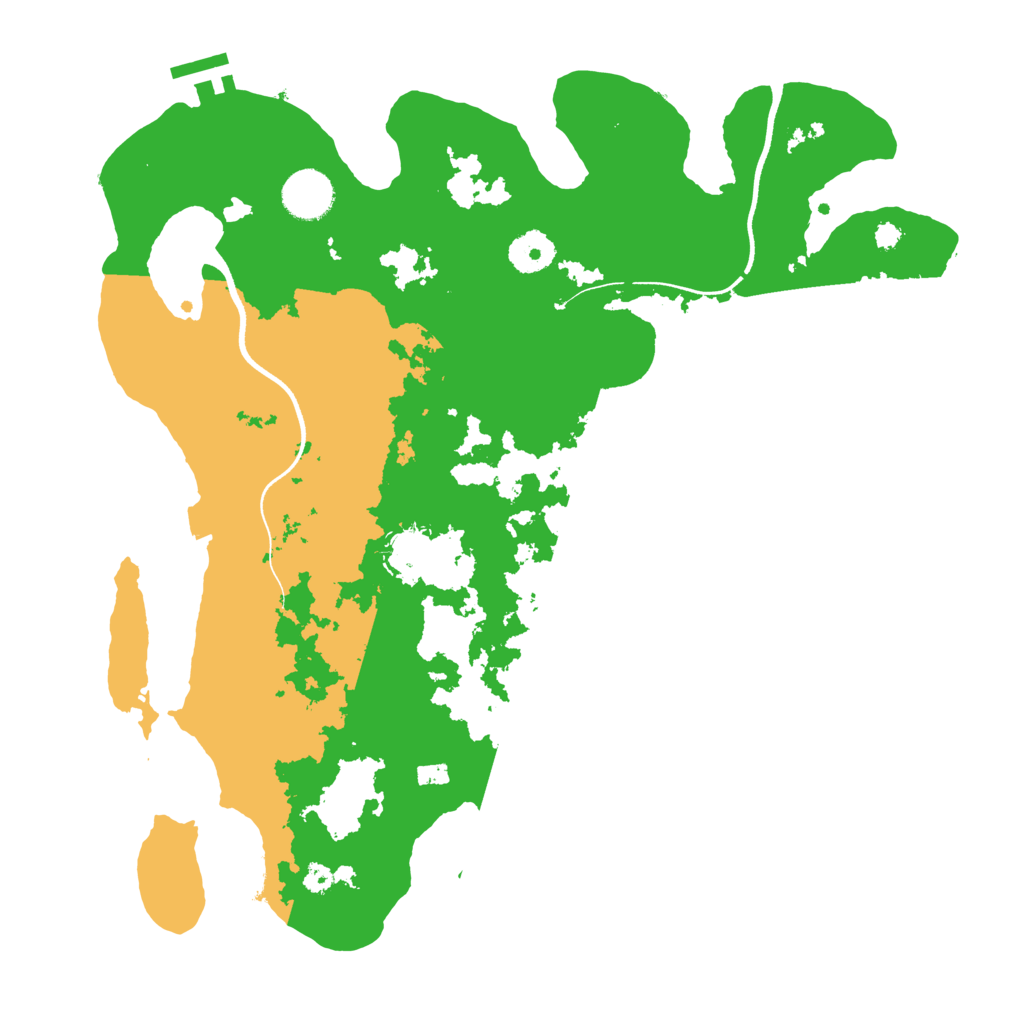 Biome Rust Map: Procedural Map, Size: 3550, Seed: 30385